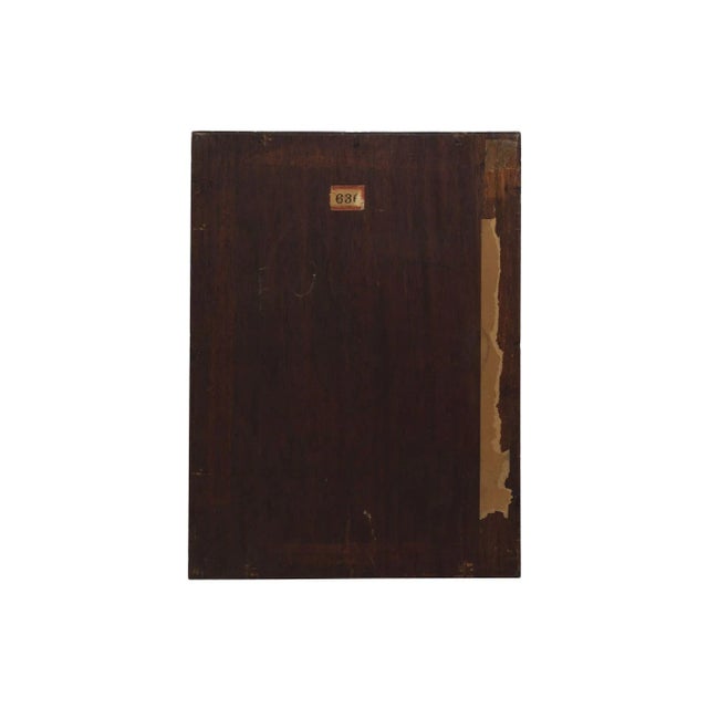 Brown Genre Painting of Men Conversing by Hedwig Oehring (German, 1855-1907) For Sale - Image 8 of 12