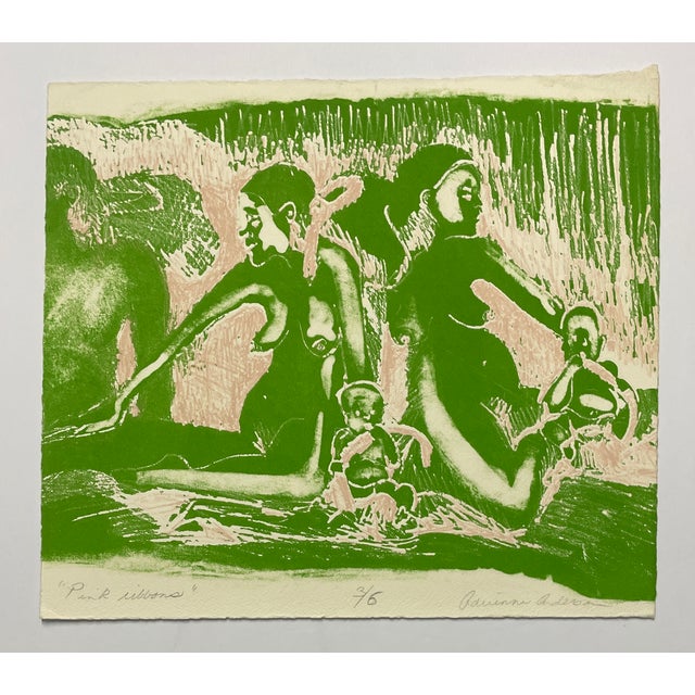 1971 Adrienne Anderson Figural Nude Lithograph For Sale - Image 4 of 4