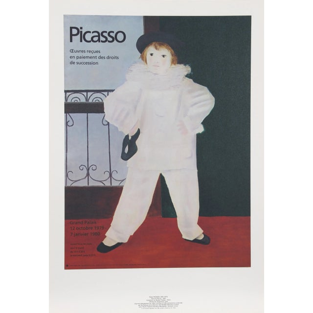 1980s "Paul en Pierrot" Lithograph After Pablo Picasso For Sale