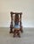 Vintage Freestanding Floor Mirror in Sculpted Tree Root Burl Frame With Stool For Sale - Image 4 of 12