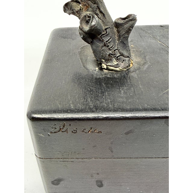 1950s Bronze Whale Sculpture by the Noted American Frank Eliscu For Sale - Image 10 of 13