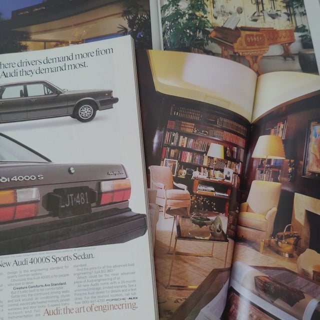 1980s Vintage 1980s Architectural Digest the International Magazine of Fine Interior Design, Set of 6 Issues For Sale - Image 5 of 7