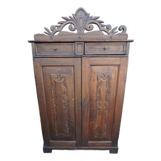 18th Century Spanish Colonial Walnut Cabinet For Sale