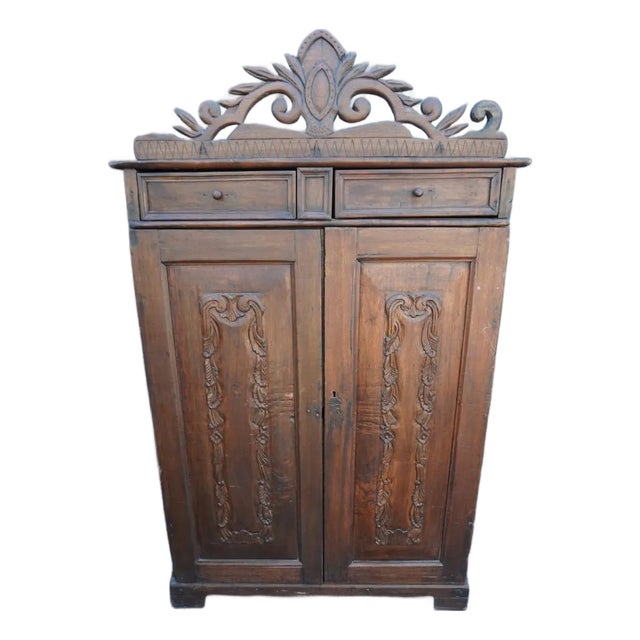 18th Century Spanish Colonial Walnut Cabinet For Sale