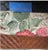 Textile Lexington Woven Sofa With Floral Cushions With Matching Chair and Ottoman For Sale - Image 7 of 17