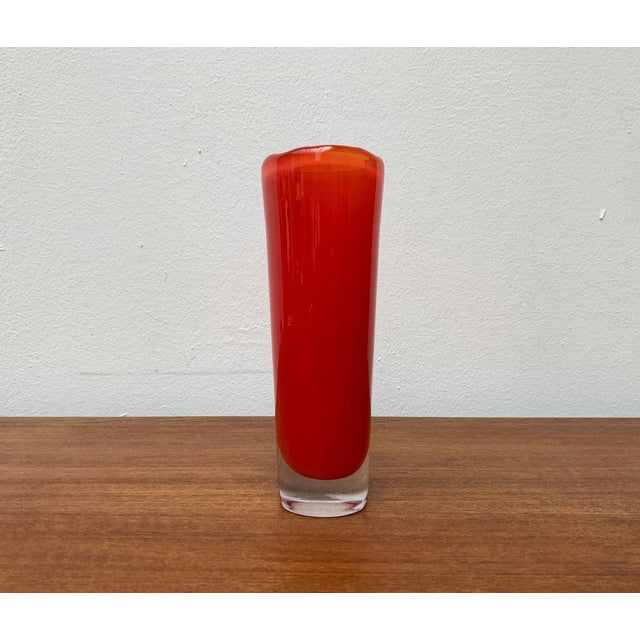 Mid-Century Scandinavian Glass Vase, 1960s For Sale - Image 10 of 18