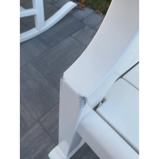 White 1990s Weatherend Estate Outdoor Furniture For Sale - Image 8 of 12