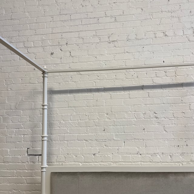 Standard King Oly Studio Willa Canopy Bed Frame For Sale - Image 12 of 12