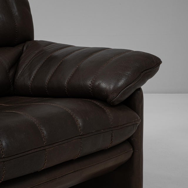 1960s Swiss Leather Sofa Ds 86 Attributed to De Sede For Sale - Image 12 of 18