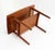 Mid 20th Century Povl Dinesen Pair Danish Modern Teak End Tables Solid Tapered Dowel legs 1 Shelf For Sale - Image 5 of 10
