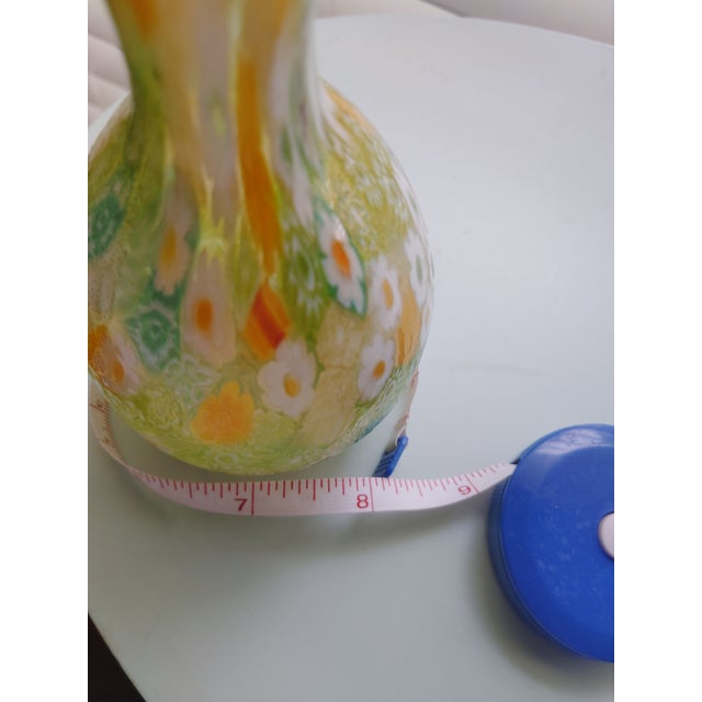 Italian Green Murano Vase For Sale - Image 13 of 17