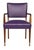 A sophisticated Danish Mid-Century Modern armchair dating to circa 1960, combining beautifully sculpted exposed wood with...