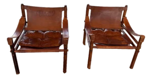 1960s Arne Norell Easy Chairs Model Sirocco