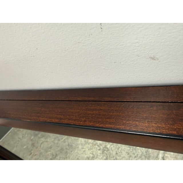 Omexey Home Furnishings Cherry Wood Wall Mirror For Sale - Image 9 of 12