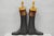 Vintage Maxwell London English Leather Black & Brown Horse Riding Boots W/ Trees For Sale - Image 11 of 18