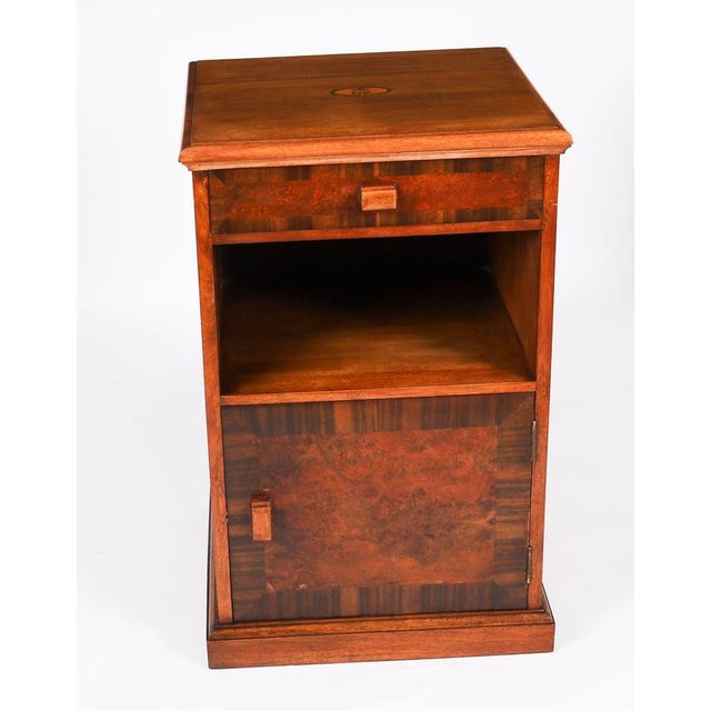 Walnut Erii Sandringham Bedside Cabinets with Royal Provenance, 1950s, Set of 2 For Sale - Image 11 of 18