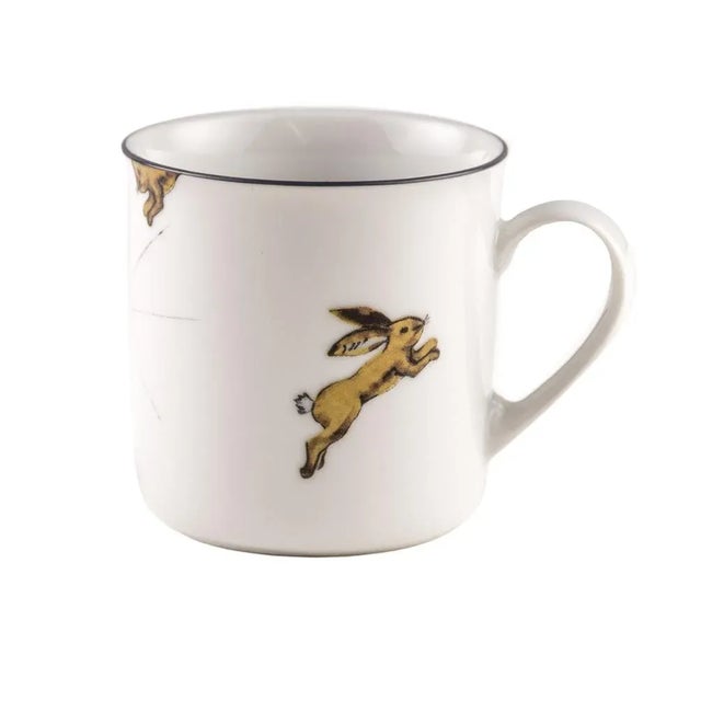 Brown Porcelain Collection Cup from Litolff, 1946 For Sale - Image 5 of 13