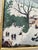 Mid 20th Century Vintage Framed Winter Scene Print For Sale - Image 5 of 8