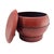 Chinese Red Lacquer Rice Bucket Decorative Storage Container 13" For Sale - Image 4 of 15