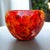 1970’s Lava Orange Red Glazed Ceramic Planter For Sale - Image 9 of 11