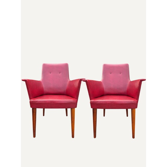 Mid-Century Modern Italian Chairs by Anonima Castelli, 1950s, Set of 2 For Sale - Image 9 of 16