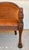 Baker Furniture Company Baker Furniture Regency Style Cognac Velvet Tub Chairs Pair For Sale - Image 4 of 7