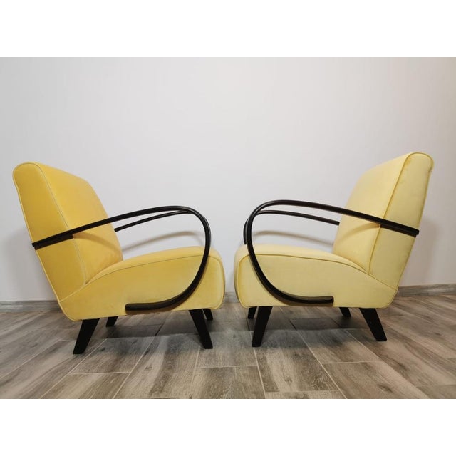 Set of Armchairs by Jindrich Halabala, 1940s For Sale - Image 13 of 18