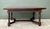 Brown Vintage Carved Wood Extension Dining Table For Sale - Image 8 of 12