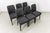 A set of six upholstered dining chairs, produced by the Fabryka Mebli w Swarzędziu, Poland, 1960s. The shell-shaped...