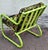 Vintage Garden Chair in Green Tubular Steel, 1980s For Sale - Image 3 of 9