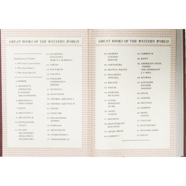 Great Books of the Western World Collection, S/27 For Sale - Image 4 of 4