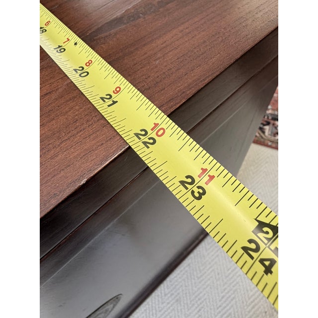 Brick Red Asian Flip-Top Bar Cabinet For Sale - Image 8 of 15