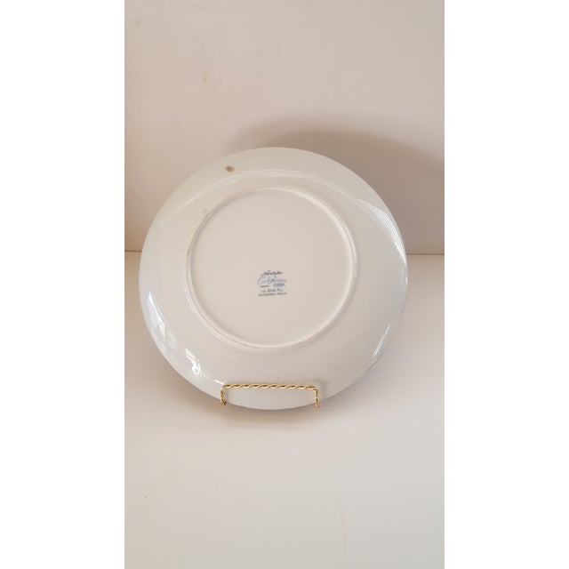 Beautiful hand painted, signed Noritake wild-ivy plate from Japan. This colorful plate is painted in a circular pattern....