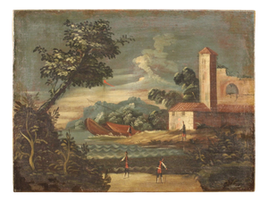 Italian Artist, Seascape, 1770, Oil on Canvas