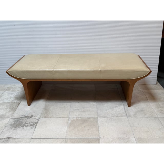 Wood Mark Goetz for Bernhardt Design Laurel Bench For Sale - Image 7 of 12