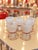 Step back into the golden age of American soda fountains with this charming set of five vintage frosted drinking glasses,...