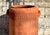 Vintage Boho Chevron Stripe Terra Cotta Planter For Sale - Image 9 of 12