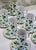1970s Vintage Neiman Marcus Shamrock Demitasse Cups & Saucers With Gold Trim – Set of 8 For Sale - Image 5 of 13