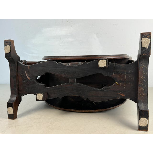 Early 19th Century 2 Tier Drop Leaf Tea Table. For Sale - Image 11 of 11