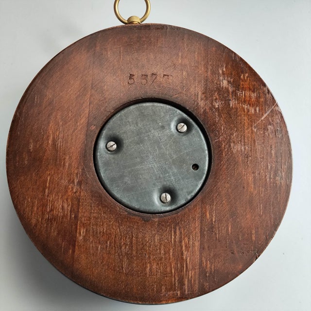 Antique German Aneroid Barometer by J. & A. Bosch, Strassburg I. Els. – G. Lufft Movement, C. 1890-1910 For Sale - Image 6 of 6