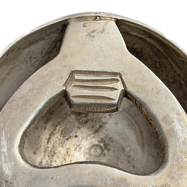 Vintage English Silverplate Jockey Helmet Bottle Opener For Sale - Image 10 of 10