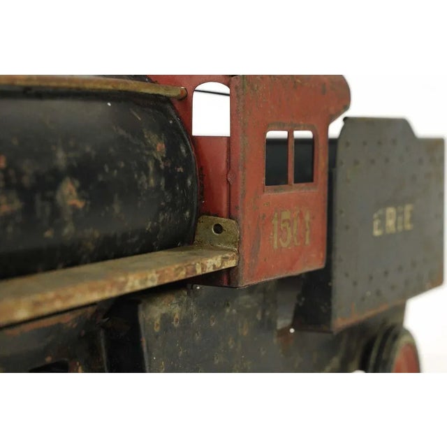 1920s Steelcraft Erie 1501 Sit N Ride Train Toy For Sale - Image 9 of 12