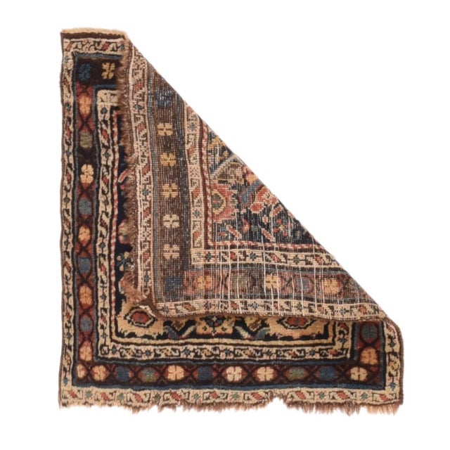 Tribal Antique Kurdish Rug 1'9'' X 1'9''0" For Sale - Image 3 of 3