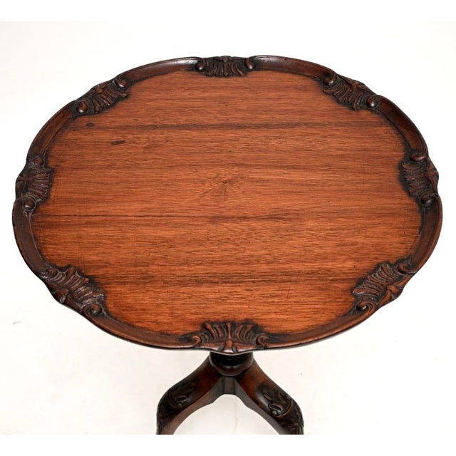 Antique Edwardian Occasional Side Table, 1900s For Sale - Image 3 of 6