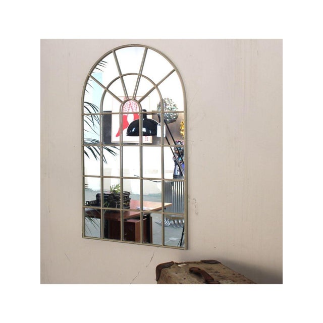 Vintage Italian Window Mirror For Sale - Image 5 of 9