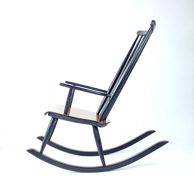 Rocking Chair by V. Puunjalostus, Finland, 1960s For Sale - Image 6 of 10