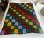 Vintage Granny Square Hand Crocheted Afghan Multicolor Blanket/Throw Excellent Condition For Sale - Image 4 of 9