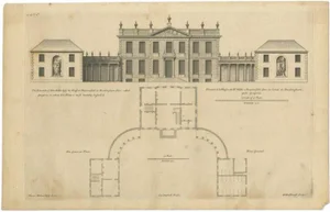 Campbell, Illustration of the House of John Waller, 1725, Print