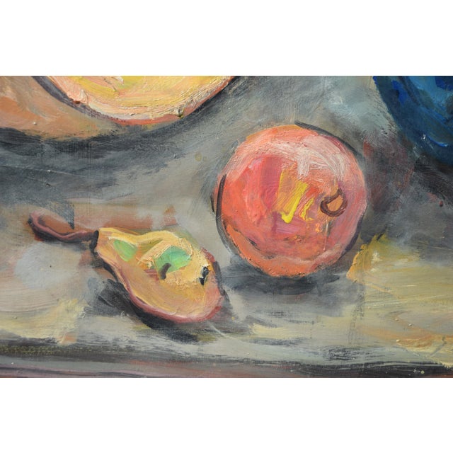 Friedrich Kunitzer, Autumn Still Life, 1970s, Oil Painting on Canvas, Framed For Sale - Image 7 of 13