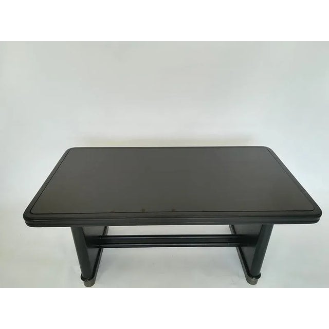 Wood Mid-Century Coffee Table with Decorative Top For Sale - Image 7 of 16